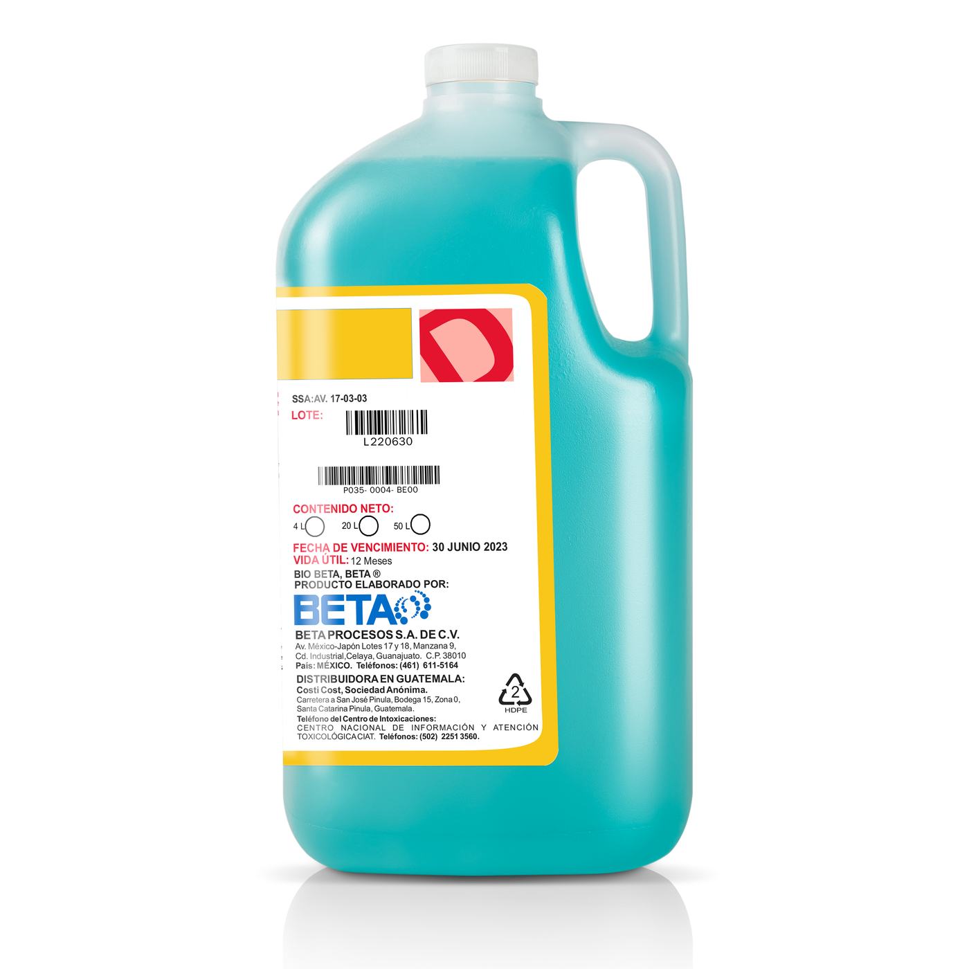 Detergente Líquido Bio Beta – BETA PROCESOS